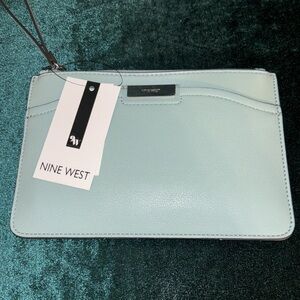 Nine West Canbury SLG in Pale Aqua NWT